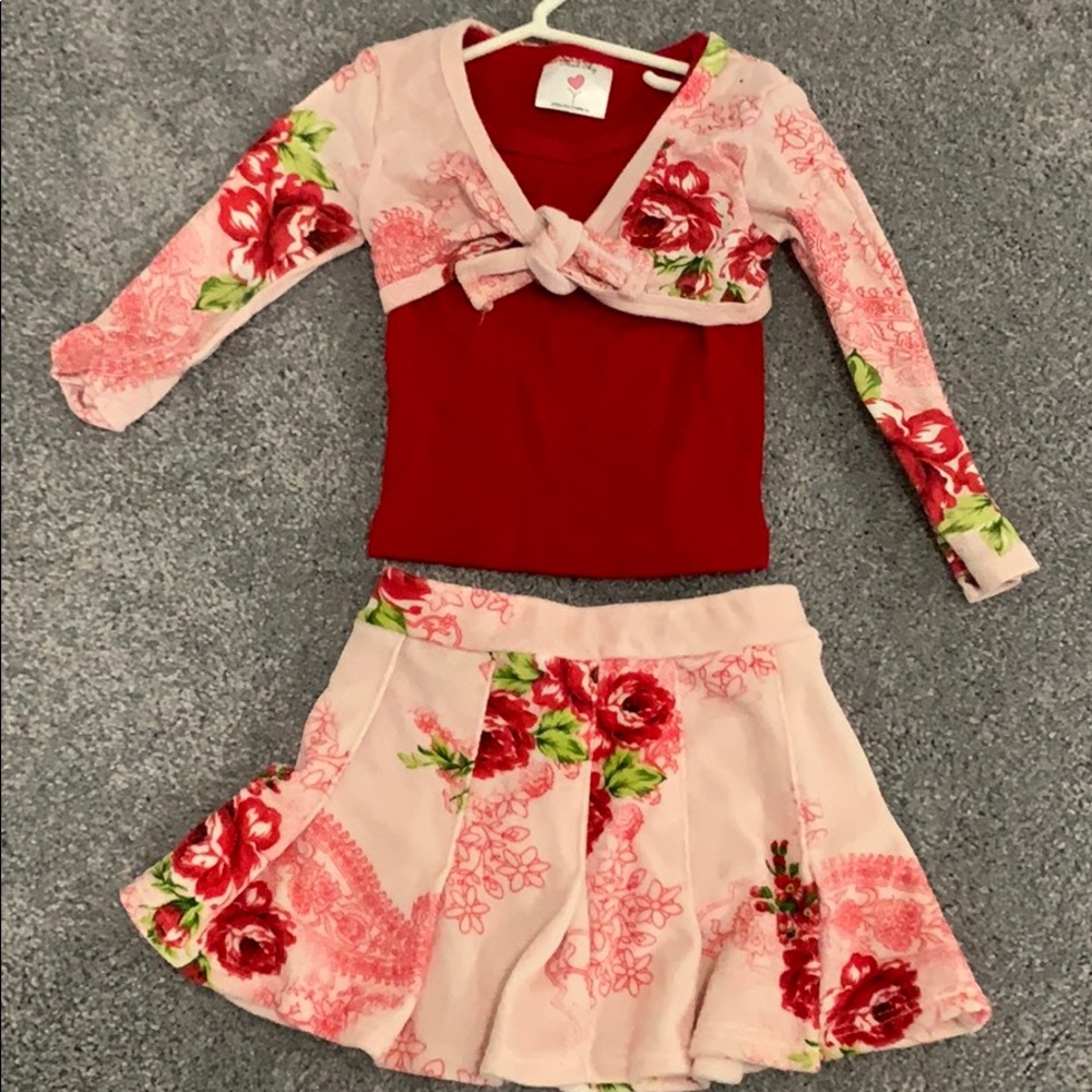 Name Brand 2 piece skirt set from boutique
